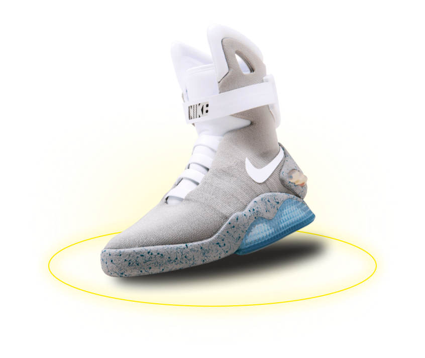 Кросовок nike air mag под подошвой